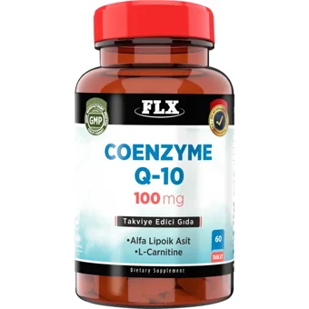 Flx Coenzyme Q10 L-Karnitin 60 Tablet + Nevtix D3 Vitamin Spey 20 ml