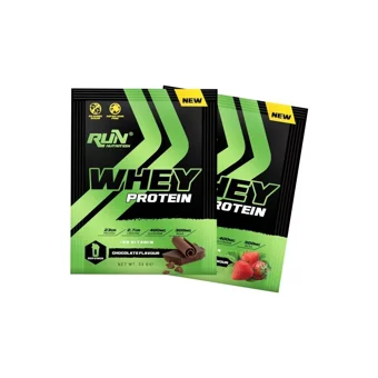 Run Nutrition Yeşil Elma Aromalı L-Karnitin 1000 ml Sıvı + Shaker + Huni + Whey Protein Tek Kullanımlık 2 Adet