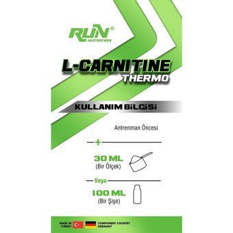 Run Nutrition Yeşil Elma Aromalı L-Karnitin 1000 ml Sıvı + Shaker + Huni + Whey Protein Tek Kullanımlık 2 Adet