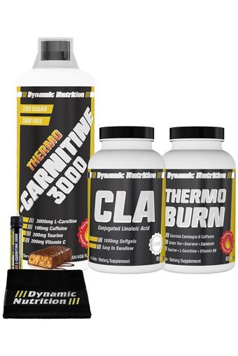 Dynamic Nutrition Thermo 3000 Portakal Aromalı L-Karnitin 1000 ml Sıvı + Thermo Burn 60 Tablet + Cla 90 Kapsül