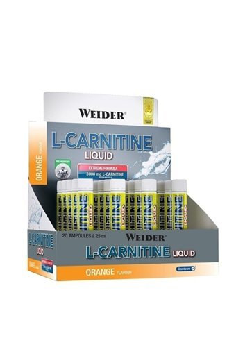 Weider Portakal Aromalı L-Karnitin 20 Shot