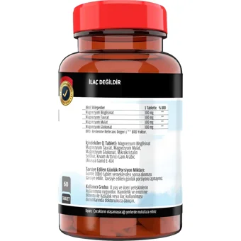 Flx Coenzyme Q10 L-Karnitin 60 Tablet + Magnezyum Elementleri Complex 60 Tablet