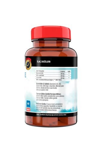 Flx Coenzyme Q10 L-Karnitin 60 Tablet