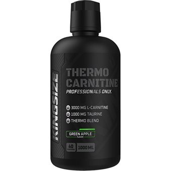 Kingsize Nutrition Thermo Yeşil Elma Aromalı L-Karnitin 1000 ml Sıvı