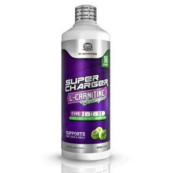 Sc Super Charger Yeşil Elma Aromalı L-Karnitin 1000 ml Sıvı