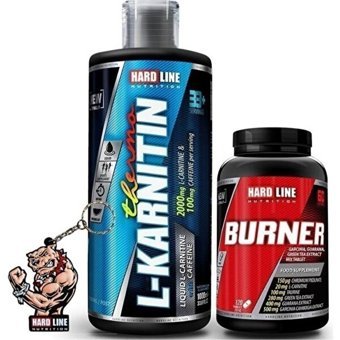 Hardline Nutrition Thermo Karpuz Aromalı L-Karnitin 1000 ml Sıvı + Burner 120 Kapsül