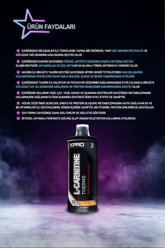 Xpro Nutrition Karpuz Aromalı L-Karnitin 1000 ml Sıvı