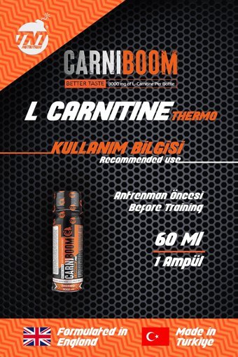 Tnt Nutrition Karışık Meyve Arolamalı L-Karnitin 20 Shot