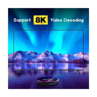 Shaza H96 Max 64 GB Kapasiteli 4 GB Ram Wifi 8K Android TV Box