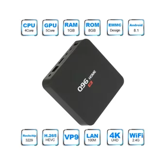 Shopfocus Q96 Ev 32 GB Kapasiteli 8 GB Ram Wifi 4K Android TV Box