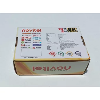 Novitel 16 GB Kapasiteli 2 GB Ram Wifi 8K Android TV Box