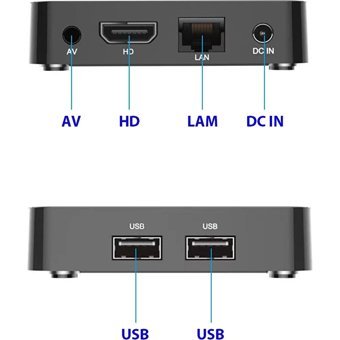 Gecko Q5 8 GB Kapasiteli 2 GB Ram Wifi 4K Android TV Box