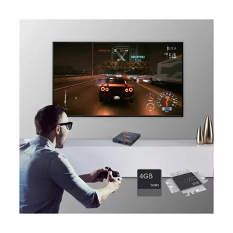 Shopfocus Q96Hero 32 GB Kapasiteli 4 GB Ram Wifi 4K Android TV Box