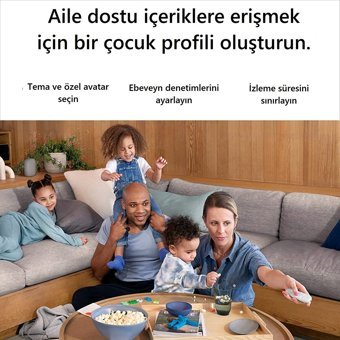 Google Chromecast 8 GB Kapasiteli 2 GB Ram Wifi 4K Android TV Box Beyaz