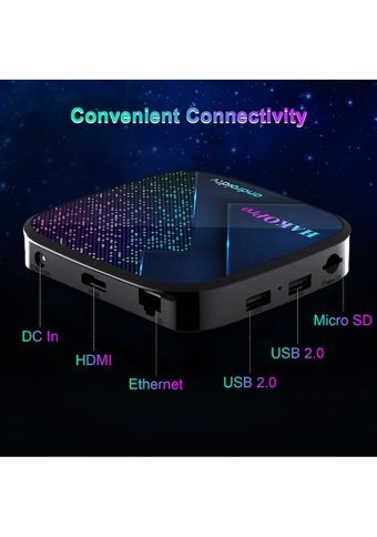 Hakopro Pro 32 GB Kapasiteli 4 GB Ram Wifi 4K Android TV Box
