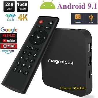 Kalite Magbox Magroid 16 GB Kapasiteli 2 GB Ram Wifi 4K Android TV Box