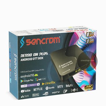 Sencrom Redro 8 GB Kapasiteli 1 GB Ram Wifi 4K Android TV Box