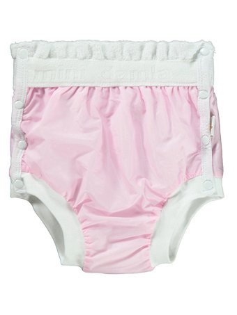 Mini Damla 12-15 kg 2'li Sızdırmayan Yıkanabilir Beyaz-Pembe Alıştırma Külodu