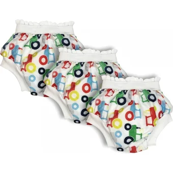 Bambino 15-20 kg 3'lü Sızdırmayan Yıkanabilir Traktör Desenli Alıştırma Külodu