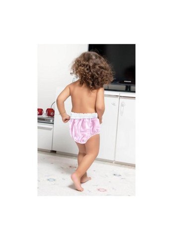 Babyjem 15 kg Tekli Sızdırmayan Yıkanabilir Beyaz-Pembe Alıştırma Külodu