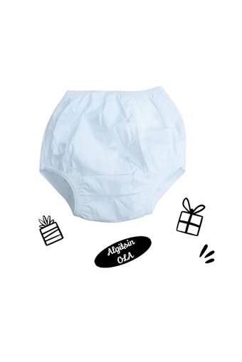 O L A 15-19 kg 3'lü Yıkanabilir Beyaz-Pembe Alıştırma Külodu