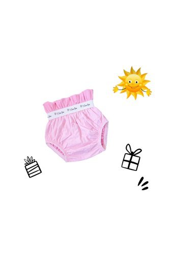 Özyıldırım Çarşı Pazar 15-20 kg 4'lü Sızdırmayan Yıkanabilir Beyaz-Pembe Alıştırma Külodu