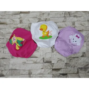 Sevi Bebe 9-12 kg Tekli Sızdırmayan Yıkanabilir Ördek-Köpek-Palyaço Desenli Alıştırma Külodu