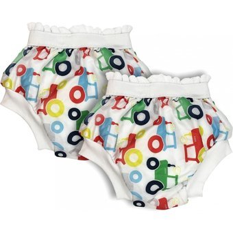 Bambino 20-25 kg 2'li Sızdırmayan Yıkanabilir Traktör Desenli Alıştırma Külodu