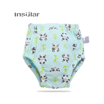 Insular 2'li Sızdırmayan Yıkanabilir Panda Desenli Alıştırma Külodu