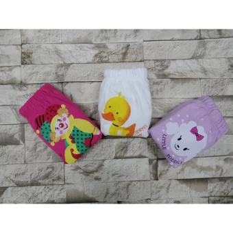 Poope's 9-12 kg 3'lü Sızdırmayan Yıkanabilir Köpek-Ördek-Palyaço Desenli Alıştırma Külodu