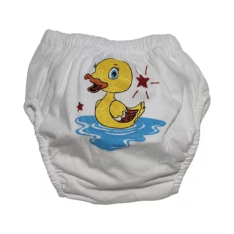 Story Baby 12 kg 3'lü Sızdırmayan Yıkanabilir Ördek Desenli Alıştırma Külodu