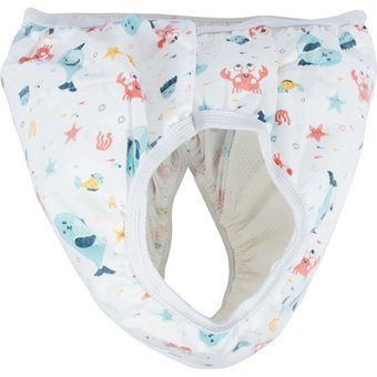 Sevi Bebe 19 kg 4'lü Sızdırmayan Yıkanabilir Balık-Deniz Anası-Deniz Yıldızı-Fok-Yengeç Desenli Alıştırma Külodu