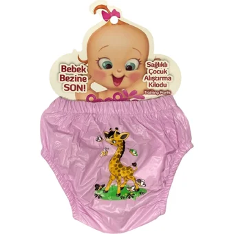 Babixkids 12 kg 3'lü Sızdırmayan Yıkanabilir Kedi Desenli Alıştırma Külodu