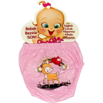 Babixkids 12 kg 3'lü Sızdırmayan Yıkanabilir Kedi Desenli Alıştırma Külodu