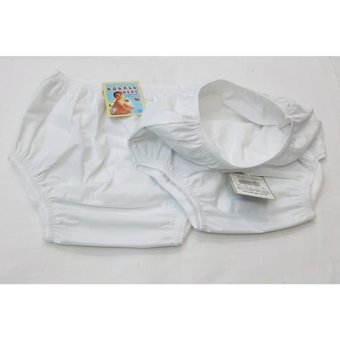 Berkay 12 kg 2'Lİ Yıkanabilir Beyaz Alıştırma Külodu