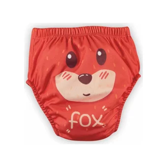 Poope's 9 kg 3'lü Yıkanabilir Aslan-Ayı-Tilki Desenli Alıştırma Külodu