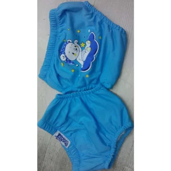 Başak Çocuk Giyim 9-15 kg Tekli Sızdırmayan Yıkanabilir Ayıcık Desenli Alıştırma Külodu