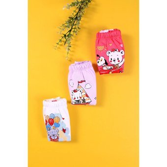 Babydonat 12 kg 3'lü Sızdırmayan Yıkanabilir Ayıcık Desenli Alıştırma Külodu