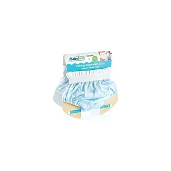 Babyjem 152 15 kg 2'li Sızdırmayan Yıkanabilir Mavi Alıştırma Külodu