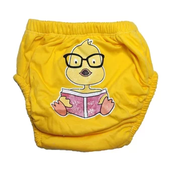 Papido 15-20 kg 3'lü Sızdırmayan Yıkanabilir Civciv-Ördek Desenli Alıştırma Külodu