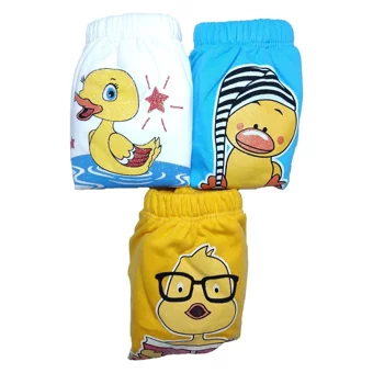 Papido 15-20 kg 3'lü Sızdırmayan Yıkanabilir Civciv-Ördek Desenli Alıştırma Külodu