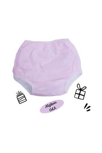 O L A 9-12 kg 3'lü Yıkanabilir Beyaz-Pembe Alıştırma Külodu