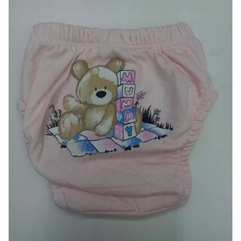Başak Çocuk Giyim 10-13 kg Tekli Sızdırmayan Yıkanabilir Ayıcık Desenli Alıştırma Külodu
