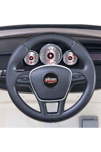 Pilsan Star Wheels 12 V Üstü Açık Tek Kişilik Akülü Jip Beyaz