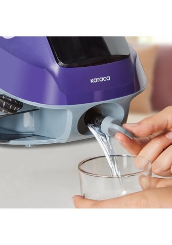 Karaca Vantuz Smart Touch 2600 W 9 bar Seramik Tabanlı Şok Buharlı Kazanlı Ütü Mor
