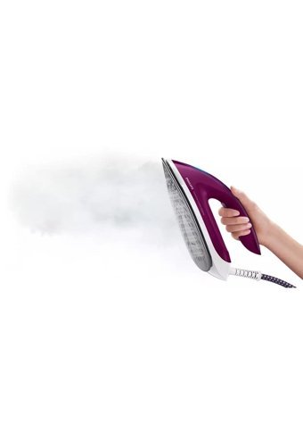 Philips GC6842/30 2400 W 6 bar SteamGlide Plus Tabanlı Şok Buharlı Kazanlı Ütü Mürdüm