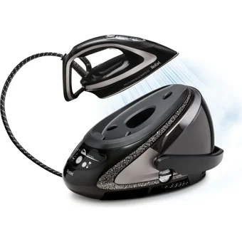 Tefal GV9620 Pro Express 2600 W 8 bar Durilium Airglide Autoclean Tabanlı Şok Buharlı Kazanlı Ütü Siyah