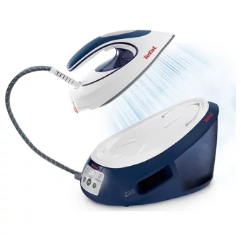 Tefal SV8053 2800 W 6.6 bar Durilium Airglide Tabanlı Şok Buharlı Kazanlı Ütü Mavi
