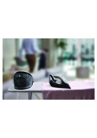 Tefal SV8062 2800 W 6.8 bar Durilium Airglide Autoclean Tabanlı Şok Buharlı Kazanlı Ütü Siyah