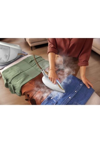 Philips PSG7040/10 2100 W 8 bar SteamGlide Elite Tabanlı Şok Buharlı Kazanlı Ütü Beyaz